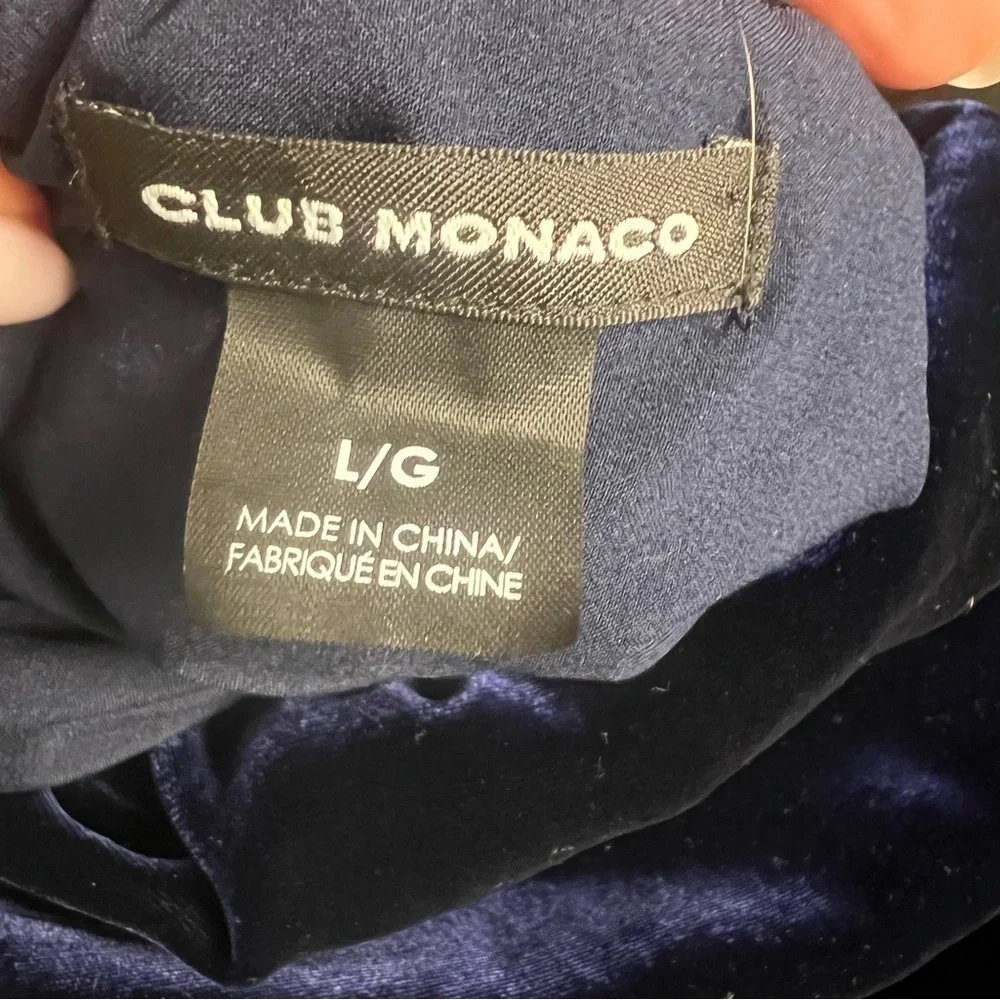 NWOT Club Monaco Velvet Skirt- Large